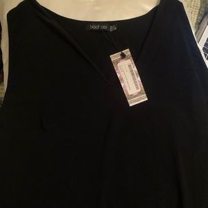 Black boohoo bodysuit